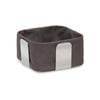Blomus Desa Stainless Steel/Cotton Bread Basket Holder Small 20.5cm Grey