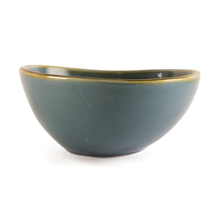 Olympia Kiln Bowl Ocean 215mm Pack Of 4 Porcelain Commercial Tableware