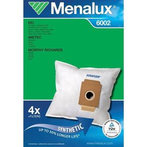 4pc Menalux Synthetic Vacuum Cleaner Bags For Eio Topo Bissell Purepro