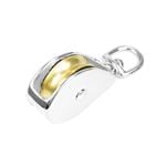 Pinnacle 50mm Nickle Plated Brass Pulley PK1