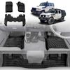 3D Floor Mats for Toyota Landcruiser 79/76 Series Dual Cab 2012-Onwards Customized All Weather Mat