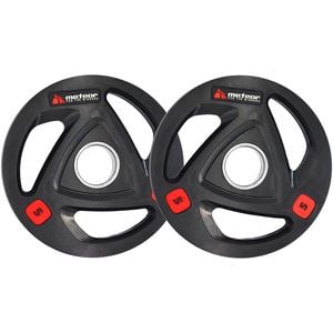 METEOR 5kgx2 Rubber Olympic Weight Plates