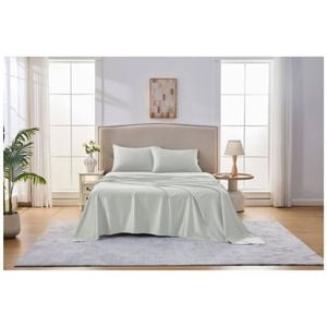 Grosvenor House 500TC Egyptian Cotton Sheet Set W/ Pillowcase Super King Taupe