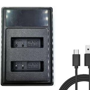 Lcd Charger For Nikon En-el23 Coolpix S810c P600 P900s B700