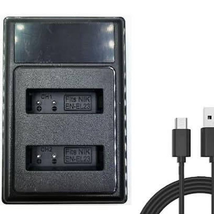 Lcd Charger For Nikon En-el23 Coolpix S810c P600 P900s B700