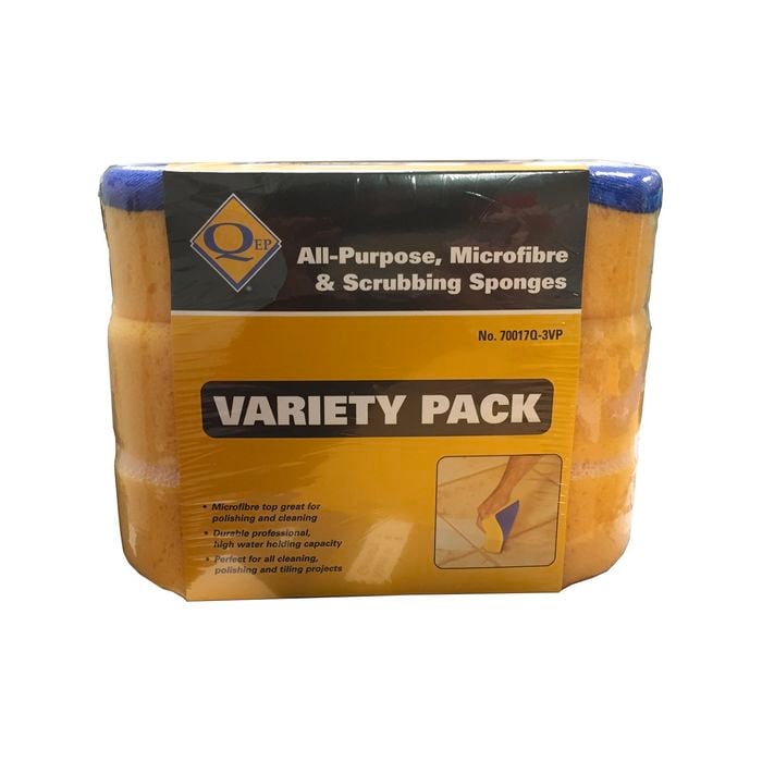 QEP Variety Sponge Pack - 3 Pack