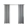 Windoware 120 x 223cm Silver Seville Room Darkening Eyelet Curtain - 1 Pack 