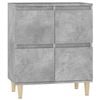 vidaXL Sideboard Buffet Storage Side Cabinet Concrete Grey