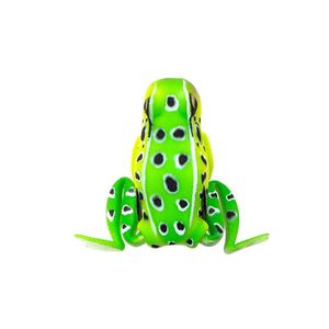 Lunkerhunt Popping Frog 1/4oz Topwater Soft Plastic Fishing Lure 02 Leopard