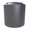 Melro Tanks 10000L Metal Grey Round 10100 Poly Water Tank