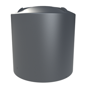Melro Tanks 10000L Metal Grey Round 10100 Poly Water Tank