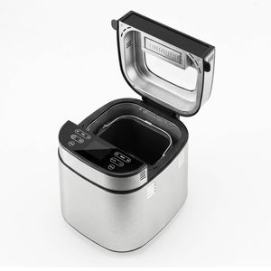 YOPOWER 25-in-1 Bread Maker Machine with Built-in Digital Scale, Silver