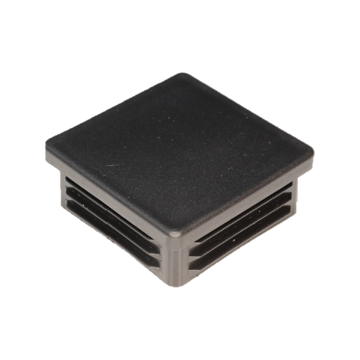 Australian Handyman Supplies 50 x 50mm Black Plastic Flat Cap Insert