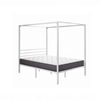 Zinus Single Metal Canopy Bed Frame & Pocket Spring Mattress Set