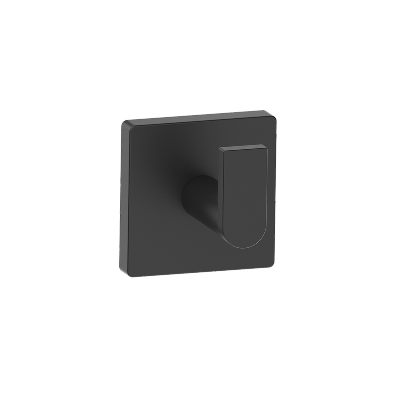 Mondella Rococo 50mm Matte Black Single Robe Hook