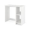 Costway 80cm Computer Desk Home Office Desk White