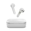 Laser Wireless Earphones with Touch Controls (White)