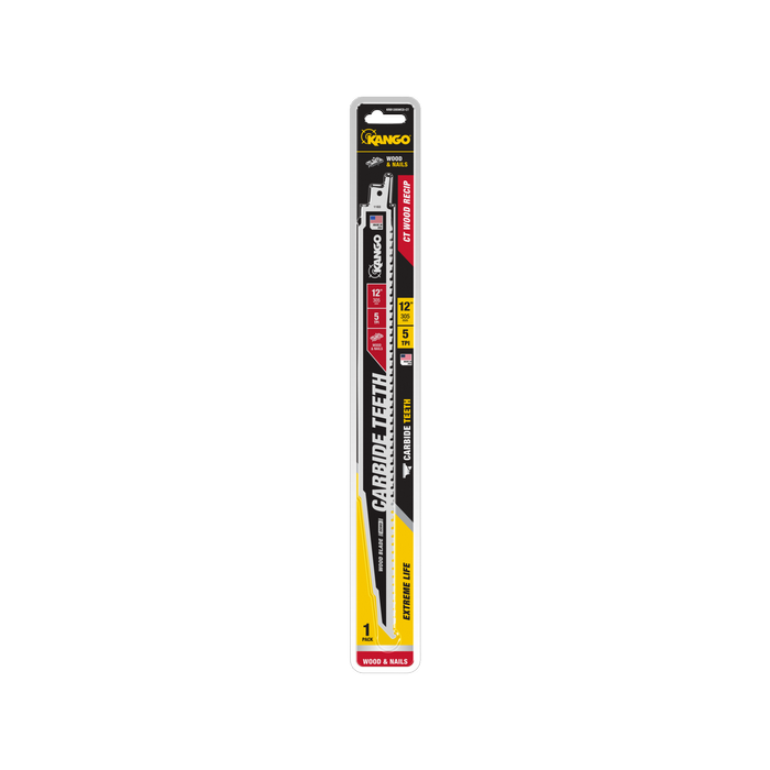 Kango 12" 5 TPI Carbide Teeth Wood Reciprocating Blade