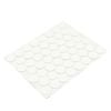 Hafele 14mm Diameter White Cover Caps - 52 Pack