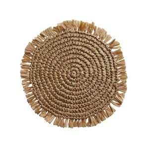 Fringe Natural Placemat Round