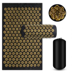 NNEOBA Acupressure Yoga Mat with Spikes Pillow Foot Massager