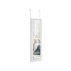 Costway Door/wall Mounted Mirror Jewellery Cabinet White