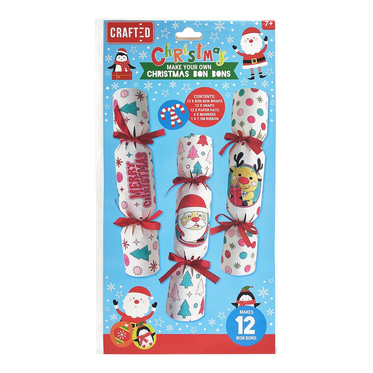 Crafted Make Your Own Christmas Bon Bons 12 Pack Bunnings Australia