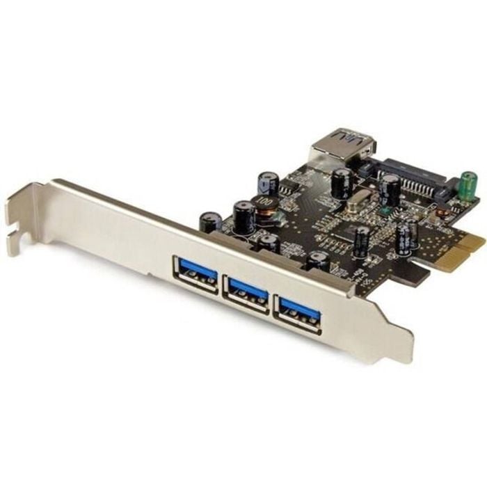 Startech.com Usb Adapter - Pci Express 2.0 X1 - Plug-in Card - Add Four Usb 3.0 Ports - Three External And One Internal Port