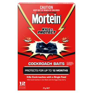 Mortein Kill And Protect Cockroach Baits - 12 Pack