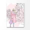 Lady With Elegant Fashion Store Print 100% Australian Made 100x150cm (Stretched Canvas)