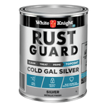 White Knight 1L Cold Gal Silver Rust Guard Primer Paint