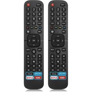 [2 PACK] EN2BS27H Remote Control Replacement for Hisense TV