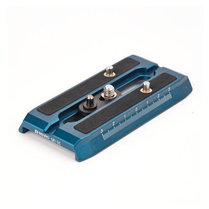 Benro QR15C Slide-In Video QR Plate For KH25PC & KH26PC Tripod Accessory Blue
