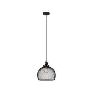 CLA Lighting CHEVEUX Black Iron Mesh Pendant Light - Large Wine Glass