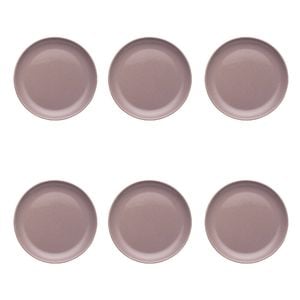 6PK Ecology Element Stoneware Side Plate Tableware 20cm - Lilac