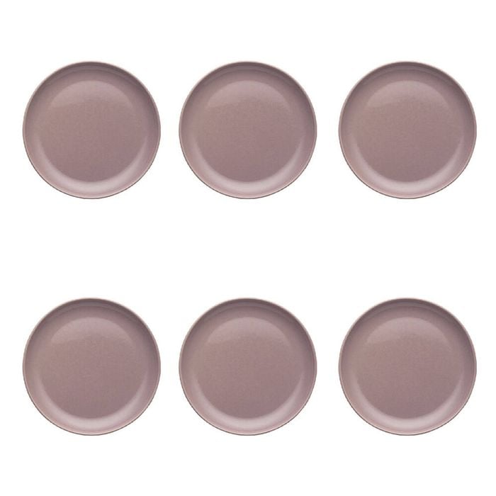 6PK Ecology Element Stoneware Side Plate Tableware 20cm - Lilac