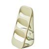Catzon Utensil Storage Rack with Draining Hole for Makeup Desk Supplies-Green