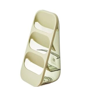 Catzon Utensil Storage Rack with Draining Hole for Makeup Desk Supplies-Green
