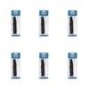 6x 2pc Malli Sewing Nylon/metal Black & White Garment Replacement Zippers 20cm