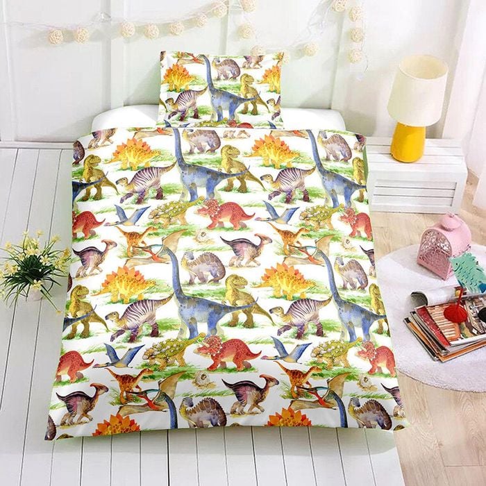 3D Dinosaur Kids Pattern Duvet Cover Bedding Set Quilt Cover Pillowcases Personalized  Bedding
