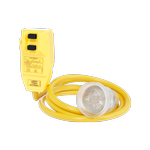 HPM 1.6m Yellow Extension Lead With Safety Switch
