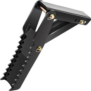 VEVOR Backhoe Excavator Thumb Black Attachments Weld On Adjustable Boom Thick Steel