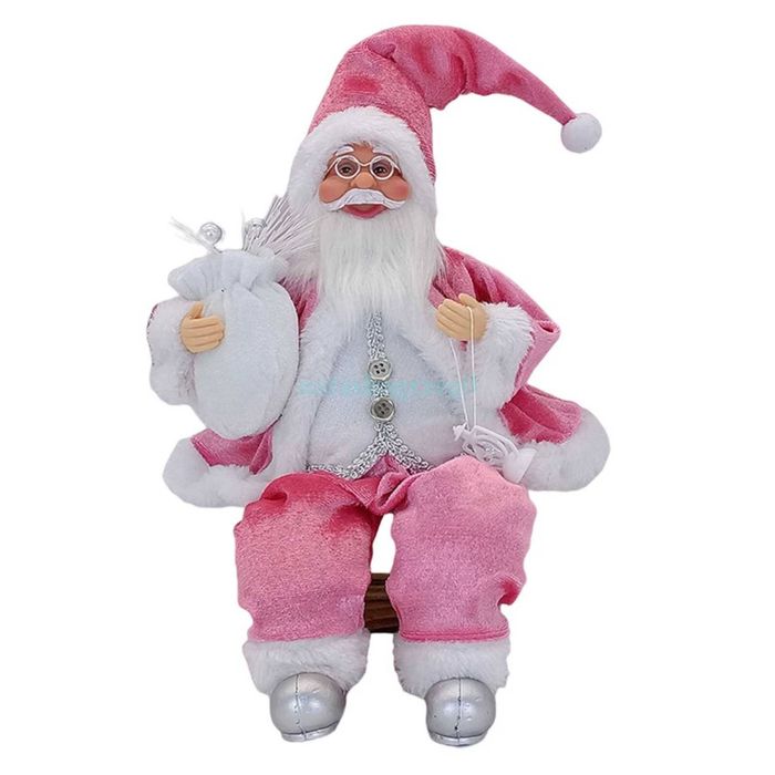P&P Multicolour Santa Claus Christmas Sculpture Holiday Tabletop Mantel Garden Ornament