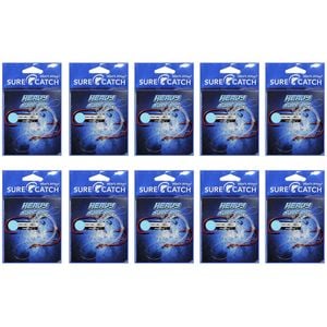 10x Surecatch Pre-Tied Heavy Surf Rig Chemical Sharpened Fishing Hook - Size 6/0