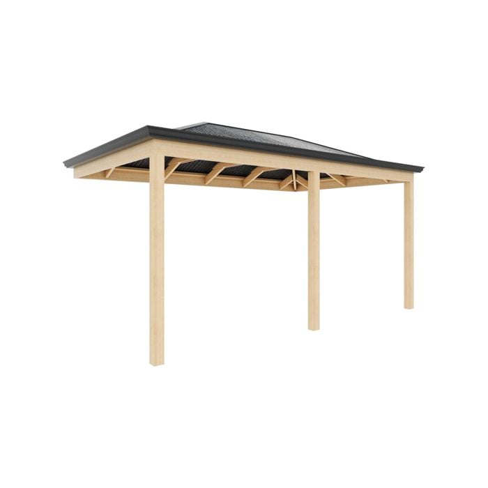 Softwoods 4.8 x 3.0m Hip Ends Pergola / Patio Kit - 4.8 x 3.0m