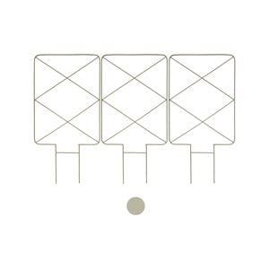 Vegtrug 80cm Cream Raised Garden Bed Vegtrellis Accessory - 3 Pack