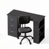 Artiss Home Office Desk & Chair Set 120cm Computer Desk with Drawers Armless Office Chair