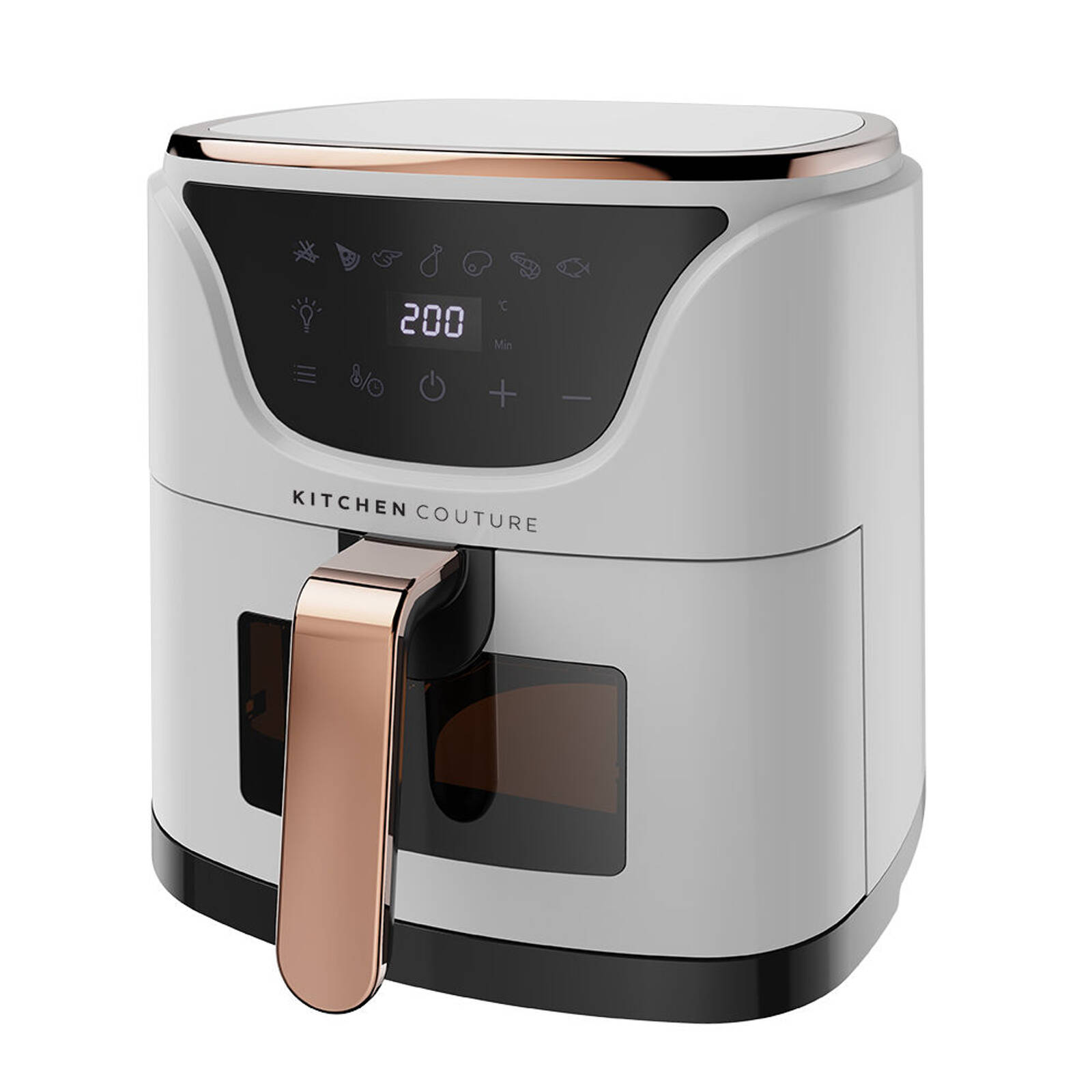 White rose gold air fryer sales