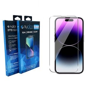 Nuglas Screen Protector Clear Tempered Glass Scratch Proof For Iphone 14 Pro