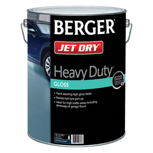 Berger Jet Dry 10L Extra Deep Gloss Heavy Duty Paving Paint - 10L